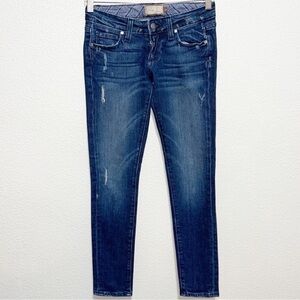 PAIGE Roxbury Low Rise Blue Jeans Size 24